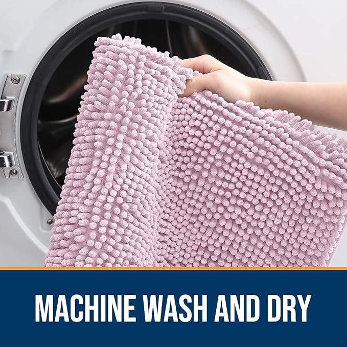 OLANLY Dog Door Mat for Muddy Paws 47x17, Absorbs Moisture and Dirt, Absorbent - Image 5