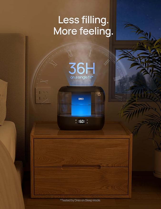 Dreo Smart Humidifiers for Bedroom-Filter Included, Top Fill 4L Humidifier - Image 7