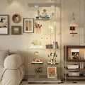 Yoluckea 5-Tier Glass Display Cabinet by Yoluckea