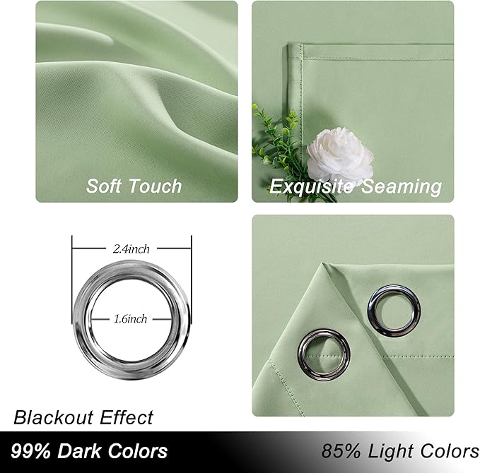 Hiasan Sliding Glass Door Blackout Curtains - Image 2