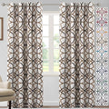 H.VERSAILTEX Blackout Curtains Printed Design 84 Inch Length 2 Panels Set by HVERSAILTEX
