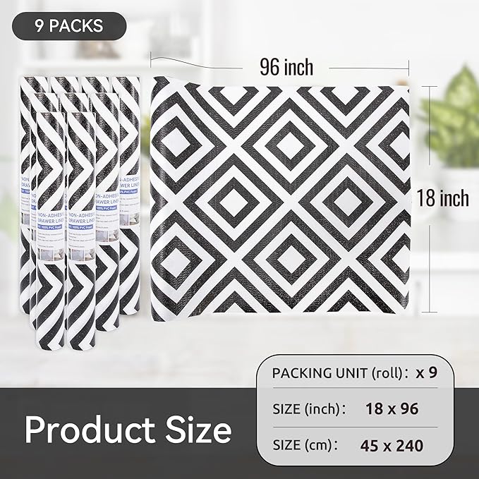 FIFTY FEET 18"x96" Non-Adhesive Shelf Liner - Image 5