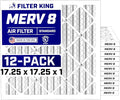 Filter King 17.25x17.25x1 Air Filter Dust & Allergy Control AC Furnace Filters by FilterKing