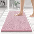 Smiry Luxury Chenille Bathroom Rugs 24x16, Extra Soft and Absorbent Shaggy Bath by Smiry