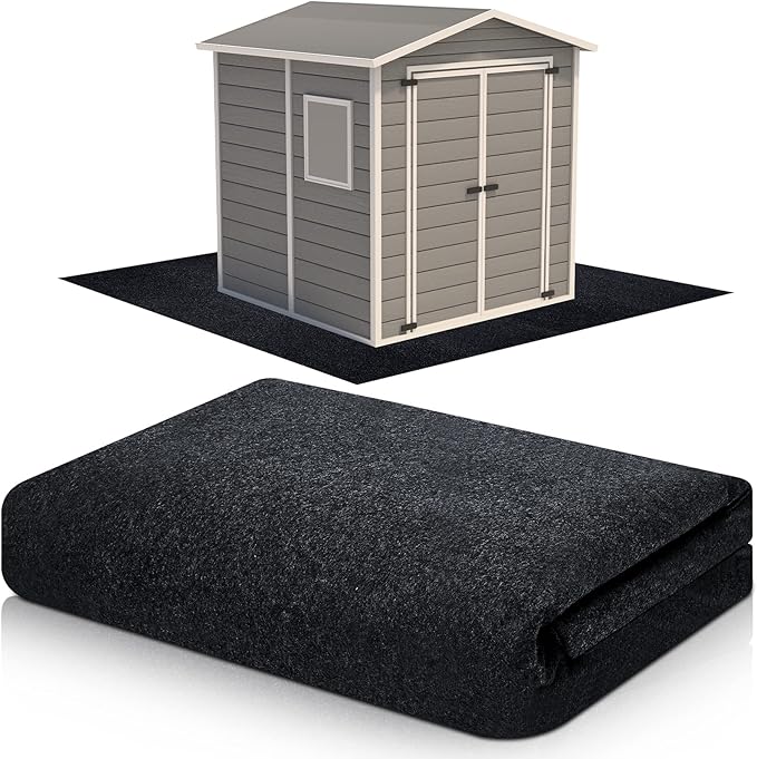 Haull Outdoor Storage Shed Floor Mat Waterproof Outdoor Carport Mat Thickened by Kedauud