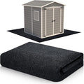 Haull Outdoor Storage Shed Floor Mat Waterproof Outdoor Carport Mat Thickened by Kedauud