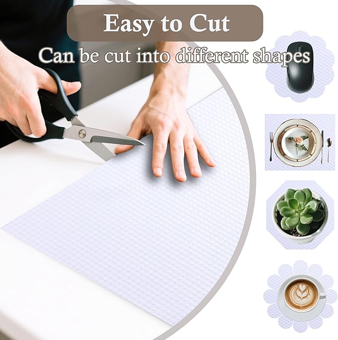 Shelf Liner Non-Slip 16 Inch Wide X 20 Ft Kitchen Cabinet Drawer Liners - Image 4