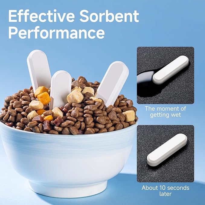 16 Pcs Diatom Drying Stick for Pet Food, Keep Food Fresh Desiccant to Dry - Image 7
