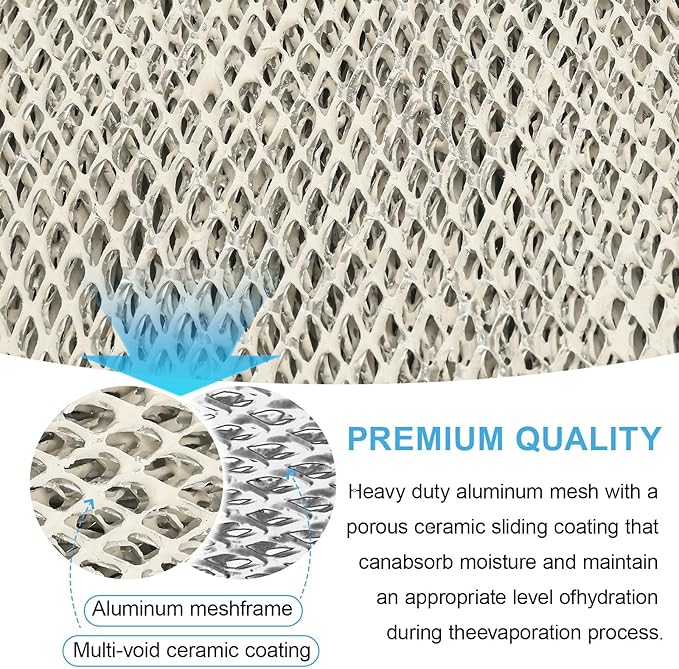 2-Pack 35 Water Panel Humidifier Replacement Filter, Aluminum Mesh Compatible - Image 3