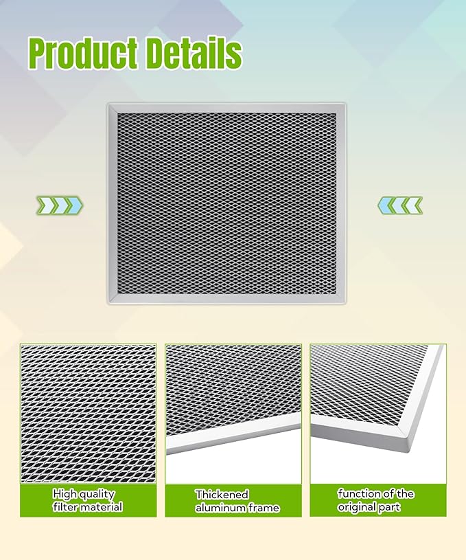 2 Packs 5443 Dehumidifier Filter 10″x12″x1″ Fits - Image 3