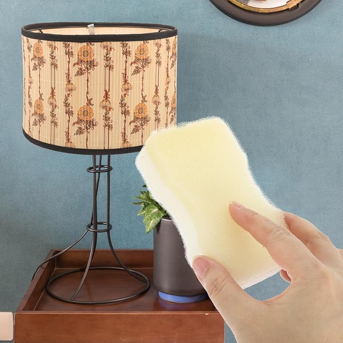 HEMOTON 15pcs Lamp Shade Cleaning Sponge Set, Dry Fabric Cleaner Sponges - Image 5
