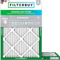 Filterbuy 17.5x21x1 Air Filter MERV 8 Essential Dust & Allergy Defense by Filterbuy