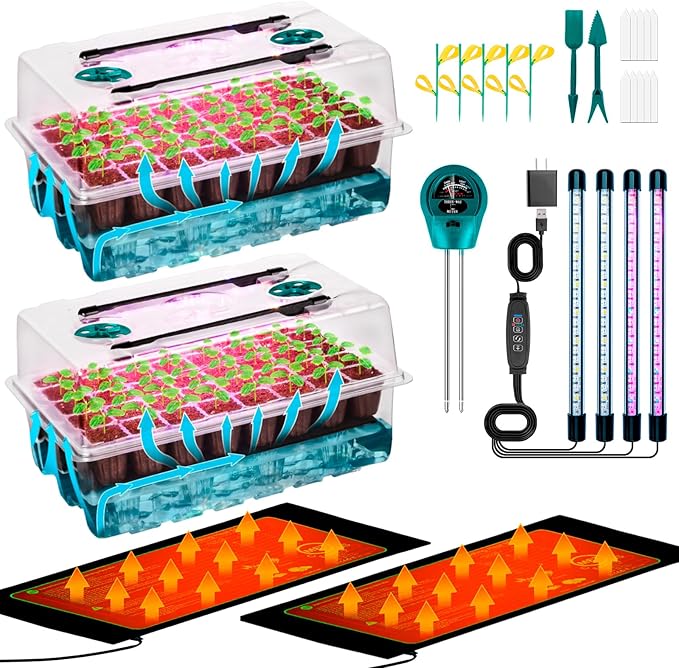 Self-Watering Seed Starter Tray by HUGBOW