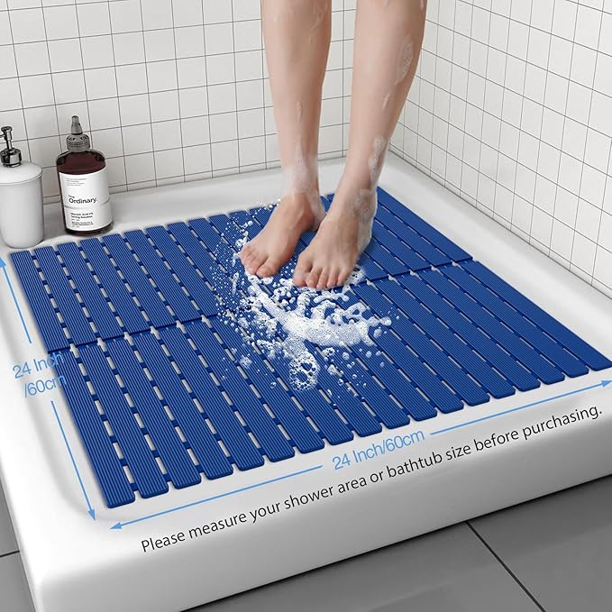 ​Shower Mat Non-Slip Bath Mat for Tub and Shower Stall, 200+ Suction Cups - Image 3