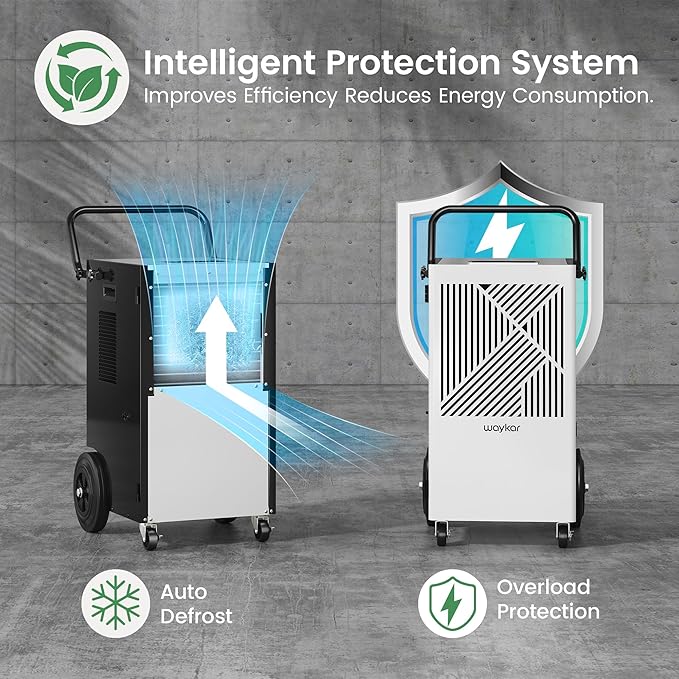 Waykar 155 Pints Commercial Dehumidifier - Image 6