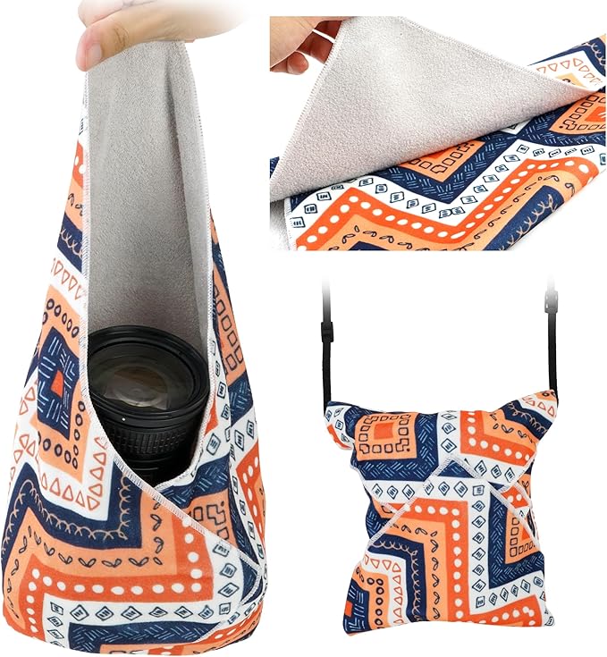 Camera Wrap, Anti-Scratch Protective Wrap, Lens pouche, Magic Self-Adhesive by GCJUYA
