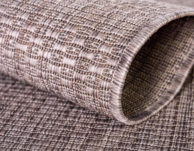 Unique Loom Collection Casual Transitional Solid Heathered Indoor/Outdoor - Image 6