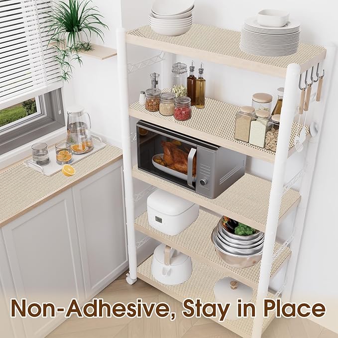Shelf Liner for Kitchen Cabinet, Drawer Liners Non Slip Non Adhesive Thick Mat - Image 3
