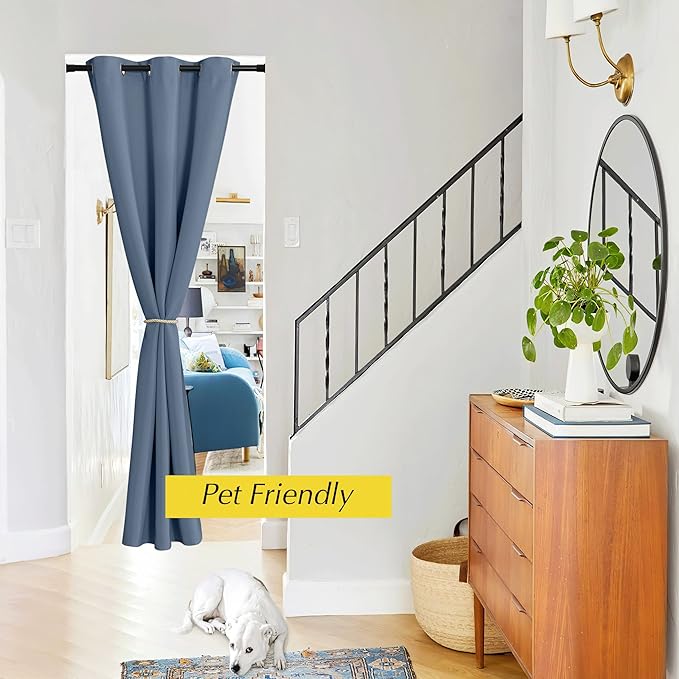 NICETOWN Doorway Curtain for Living Room Thermal Insulated Door Blinds for Door - Image 4