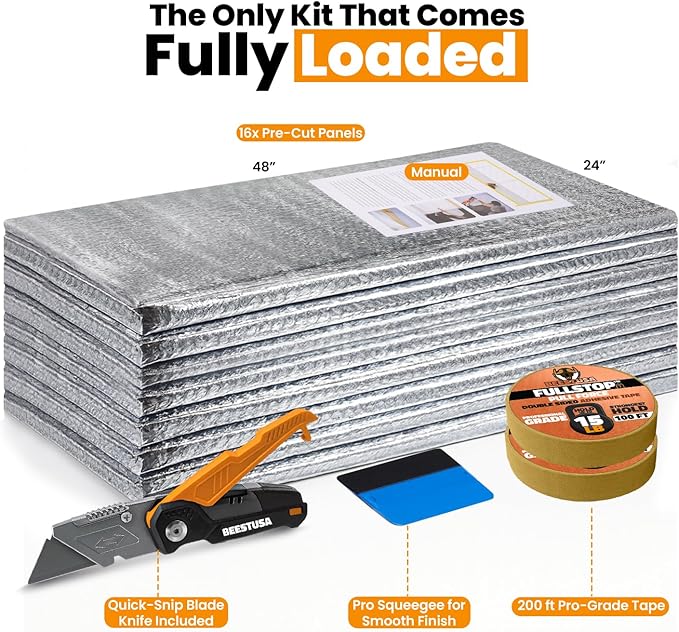 BEEST FULLSTOP Garage Door Insulation Kit - Image 7