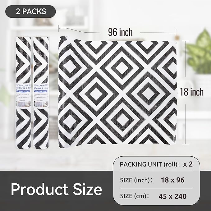 FIFTY FEET 18"x96" Non-Adhesive Shelf Liner - Image 5