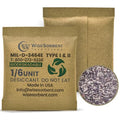 1/6U Kraft Clay Desiccants Packs by Wisesorb
