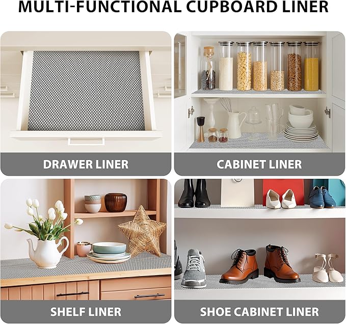 Shelf Liners for Cabinets-Drawer Liner Cabinet Liners for Shelves Kitchen - Image 6