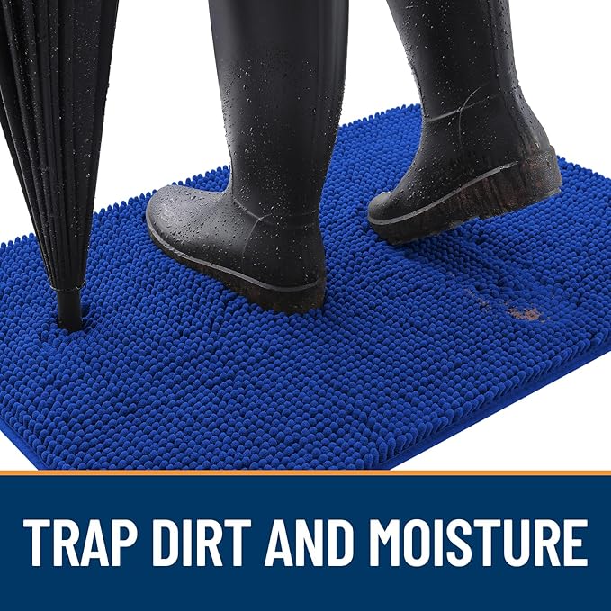 OLANLY Dog Door Mat for Muddy Paws 47x32, Absorbs Moisture and Dirt, Absorbent - Image 2