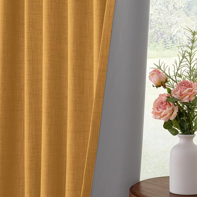 INOVADAY Thermal Sliding Door Curtains 100% Blackout Curtains - Image 5