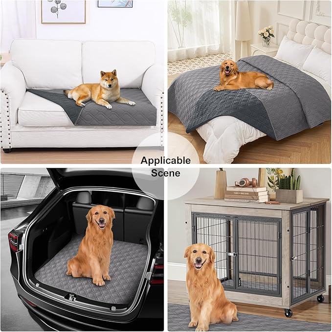 Smiry Waterproof Dog Blanket, 68x82 Inch Soft Pet Bed Cover Reversible - Image 7