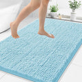 Smiry Luxury Chenille Bathroom Rugs 48x32, Extra Soft and Absorbent Shaggy Bath by Smiry
