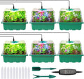 Seed Starter Trays with Grow Lights, 72 Cells Seed Starter Kit with Lights by Adawook