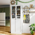 Metal Pantry Cabinet with Doors and 5 Adjustable Shelves, Assembly Required by EKJOfficials