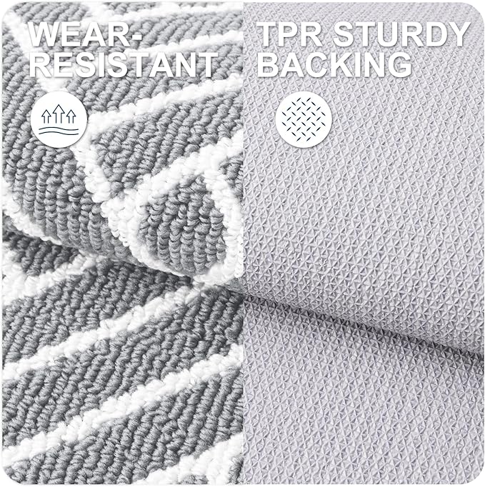 OLANLY Indoor Door Mat, 32x20 Inch, Dirt Resistant and Absorbent, Non-Slip - Image 3