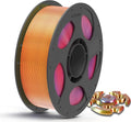 ANYCUBIC Silk Tri Color Pla Filament, 3-in-1 Chrome Coextrusion Color Change 3D by ANYCUBIC