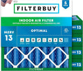 Filterbuy 24x24x4 Air Filter MERV 13 Optimal Smoke & Allergy Defense, by Filterbuy