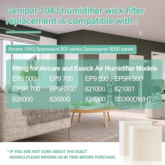 1043 Humidifier Wick Filter Replacement - Image 5