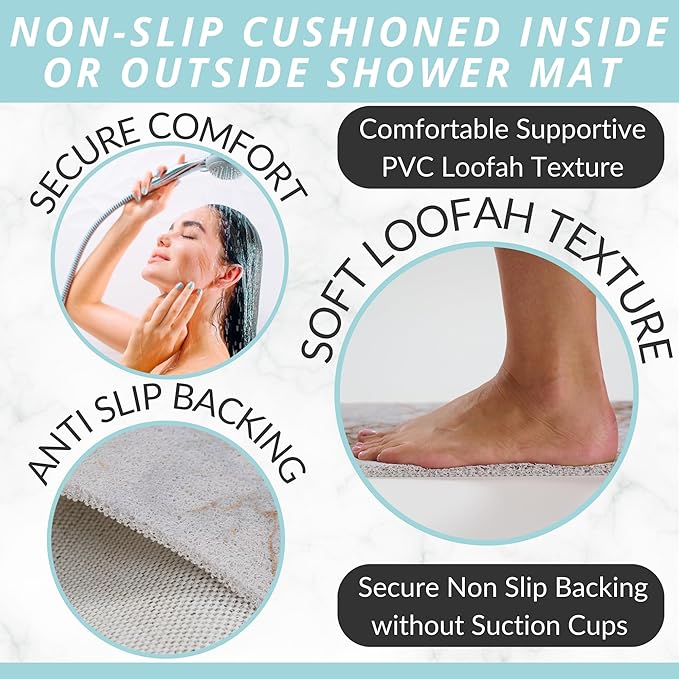 Non Slip Bathtub Mat Shower Mat - Image 2