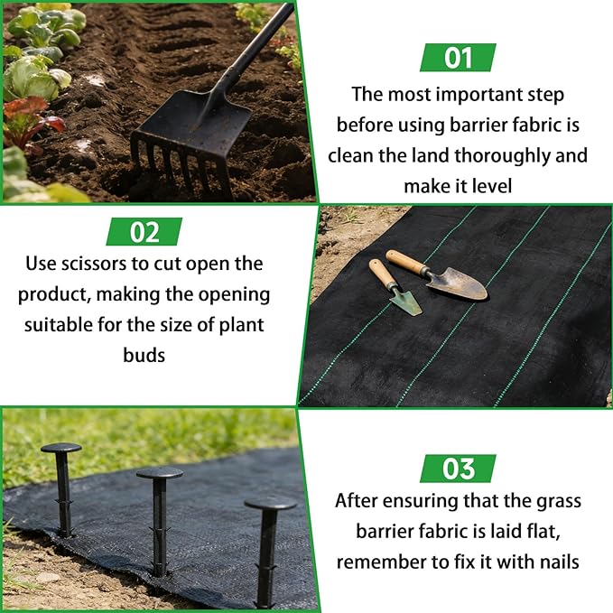 Weed Barrier Fabric Planting Cover - Image 7