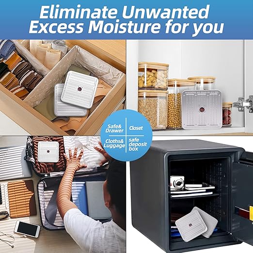 200 Gram Gun Safe Dehumidifier, Reusable Silica Gel Dehumidifier, Indicating - Image 6
