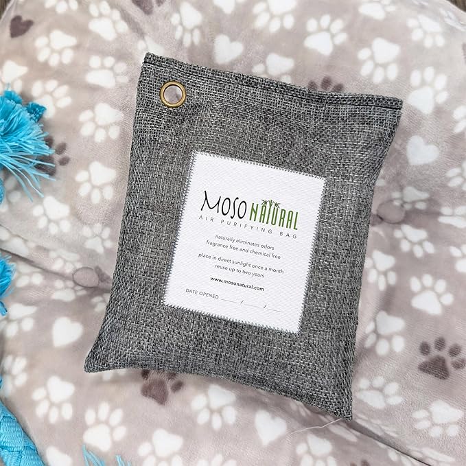 Moso Natural Air Purifying Bag 500g | Premium Bamboo Charcoal Odor Absorber - Image 9