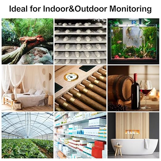 eMylo WiFi Hygrometer Thermometer 4 Pack, Smart Digital Indoor Temperature - Image 9