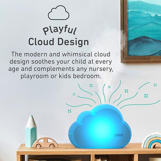 Pure Enrichment PureBaby Cloud Ultrasonic Cool Mist Humidifier Quiet Variable - Image 5