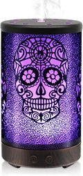 Skull Essential Oil Diffuser, Daroma 100ml Metal Aromatherapy Ultrasonic Cool by DaromaLife