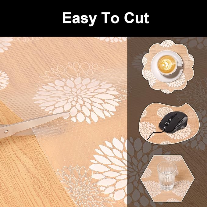 Cooyes Shelf and Drawer Liners for Kitchen Cabinets, Non Adhesive Cabinet Liner - Image 7