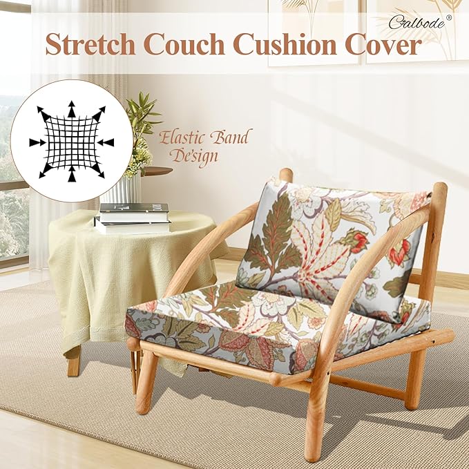 12Pcs High Elastic Digitally Printed Sofa Seat Cushion Cover, Soft & - Image 3