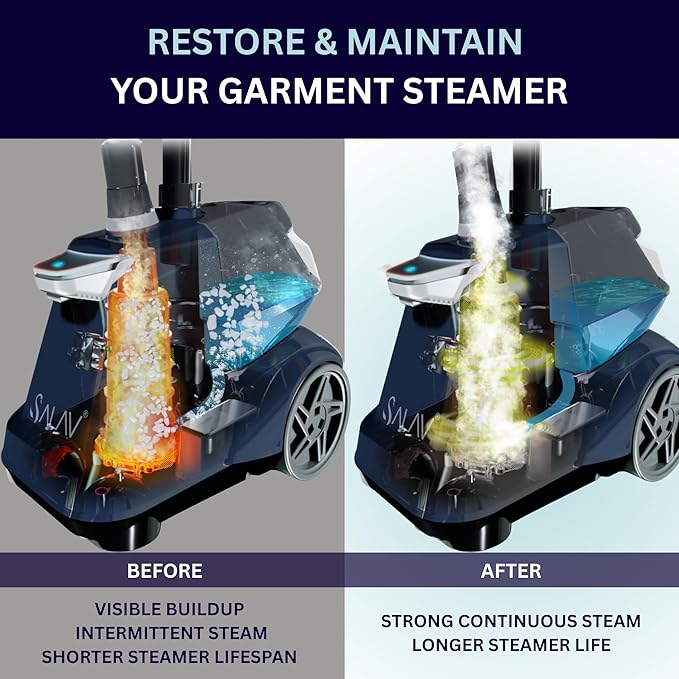 SALAV Garment Steamer Descaling Solution Decalcifier Packets - Image 2