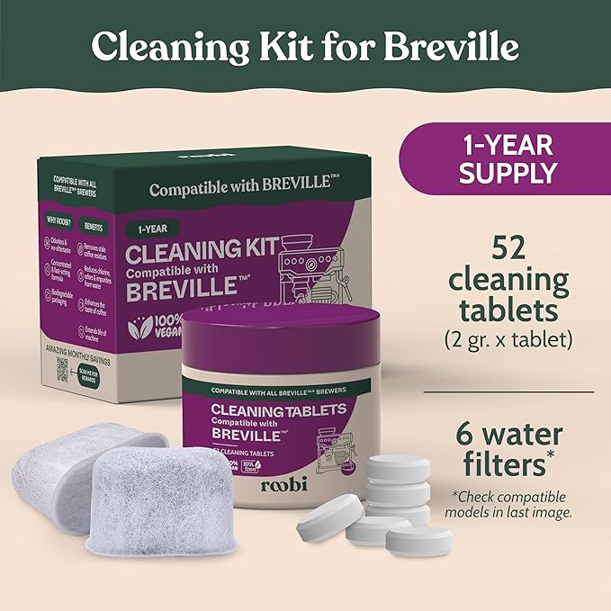 Roobi Breville Compatible Espresso Machine Cleaning & Maintenance Kit. Includes - Image 3