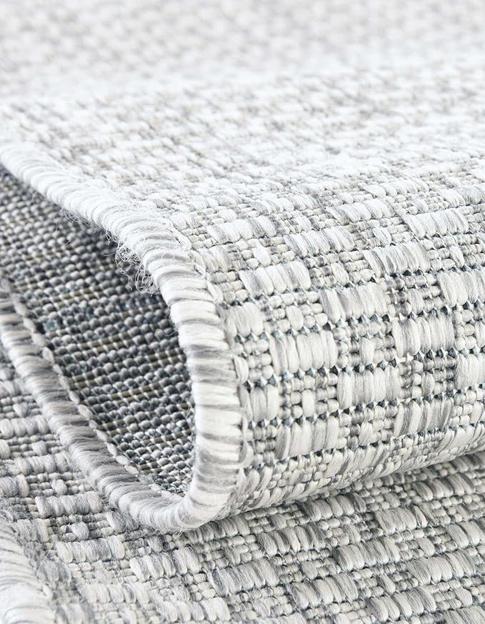Unique Loom Outdoor Solid Collection Area Rug - Image 6