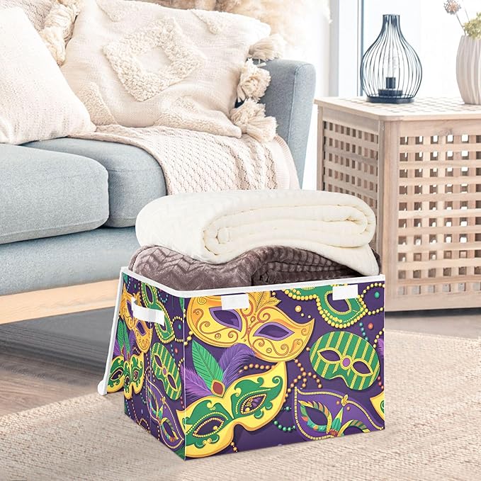 xigua Mardi Gras Mask Storage Bins - Image 5